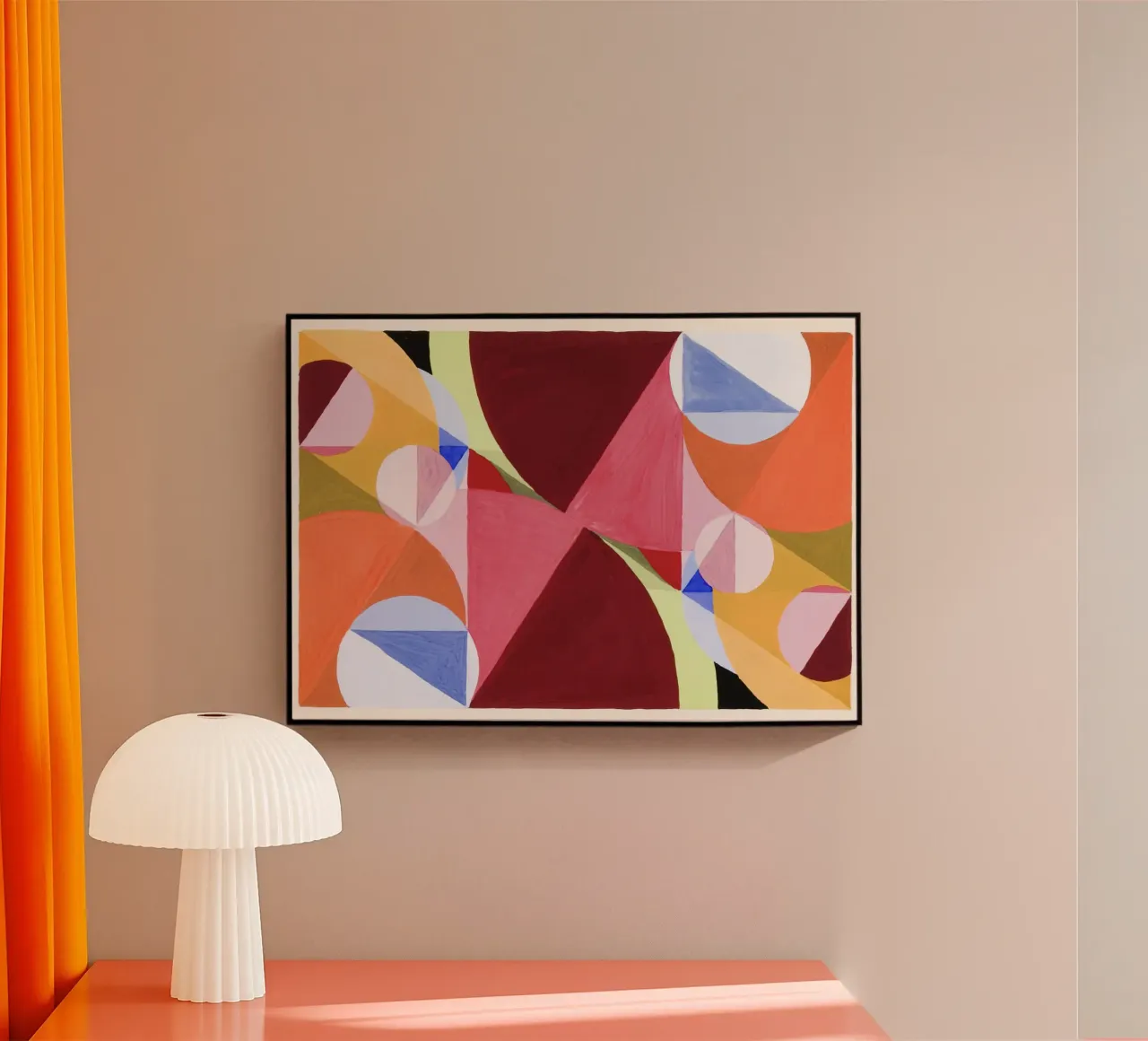 abstract colorful metacrilato de vintageshop