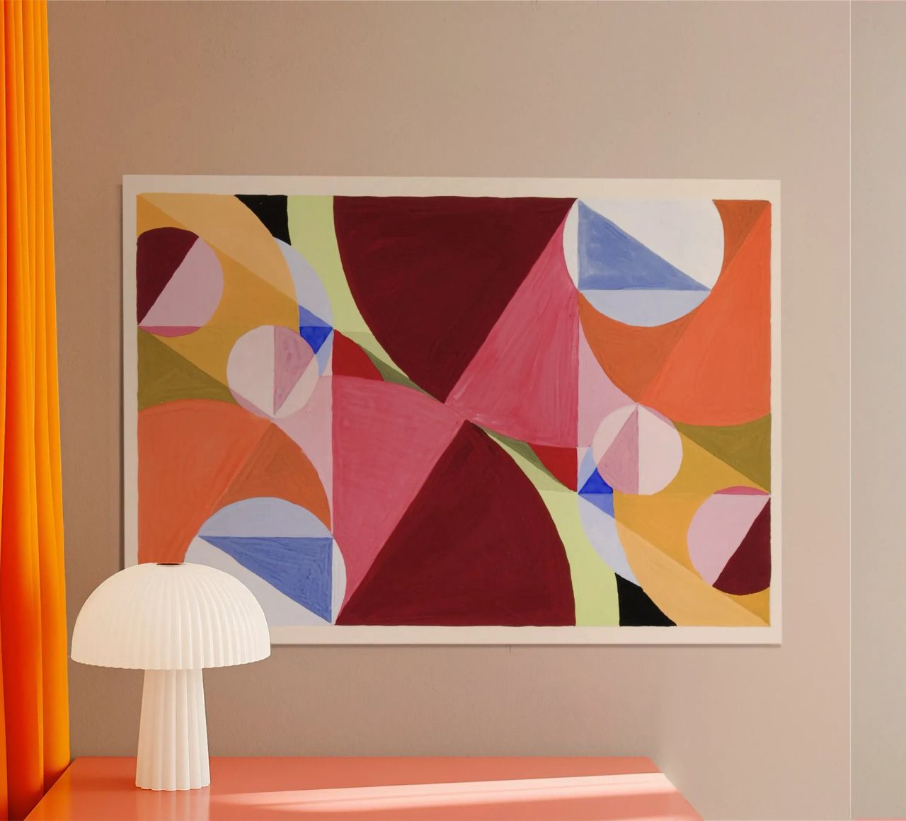 abstract colorful carta hahnemühle da vintageshop
