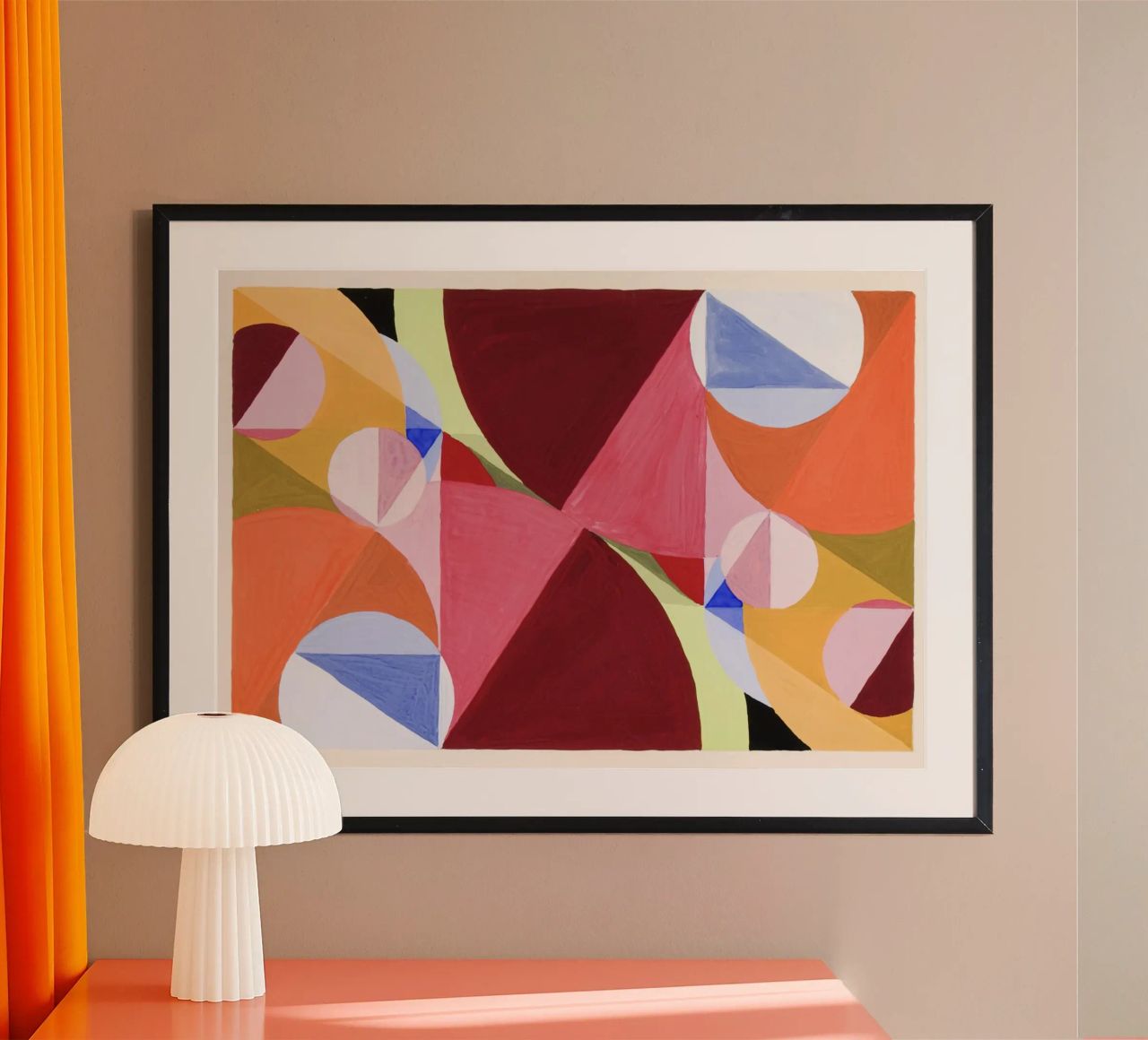 abstract colorful carta hahnemühle da vintageshop