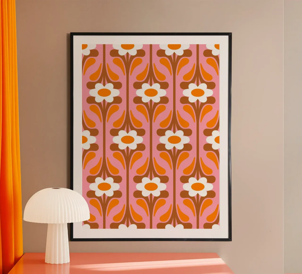floora poster con telaio in alluminio da fummelhummel