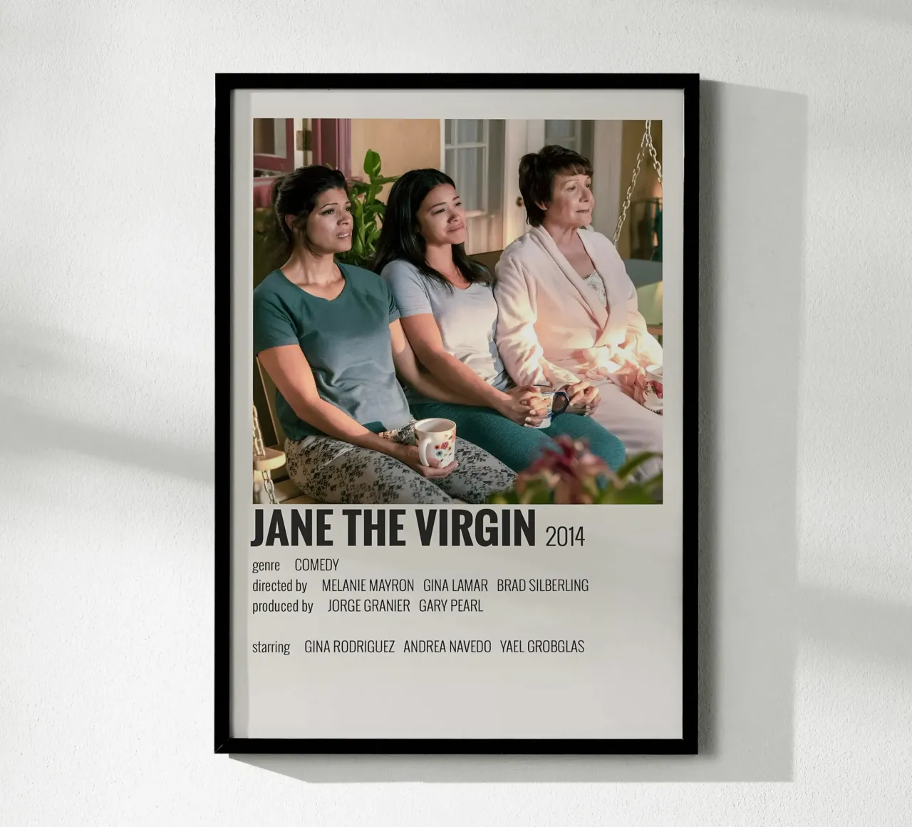JANE THE VIRGIN 2014 poster con telaio in alluminio da MVFminimalist