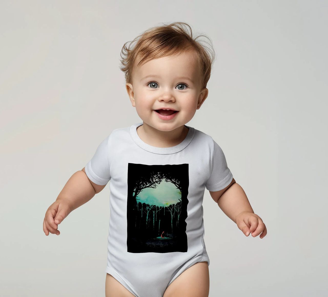 Deep in the forest body neonato maniche corte da Róbert Farkas