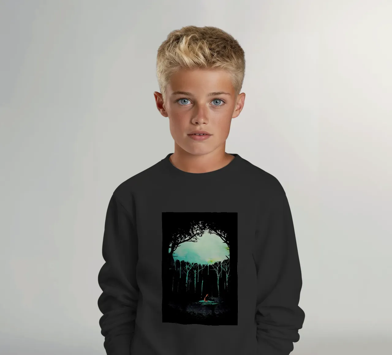 Deep in the forest felpa bambino da Róbert Farkas