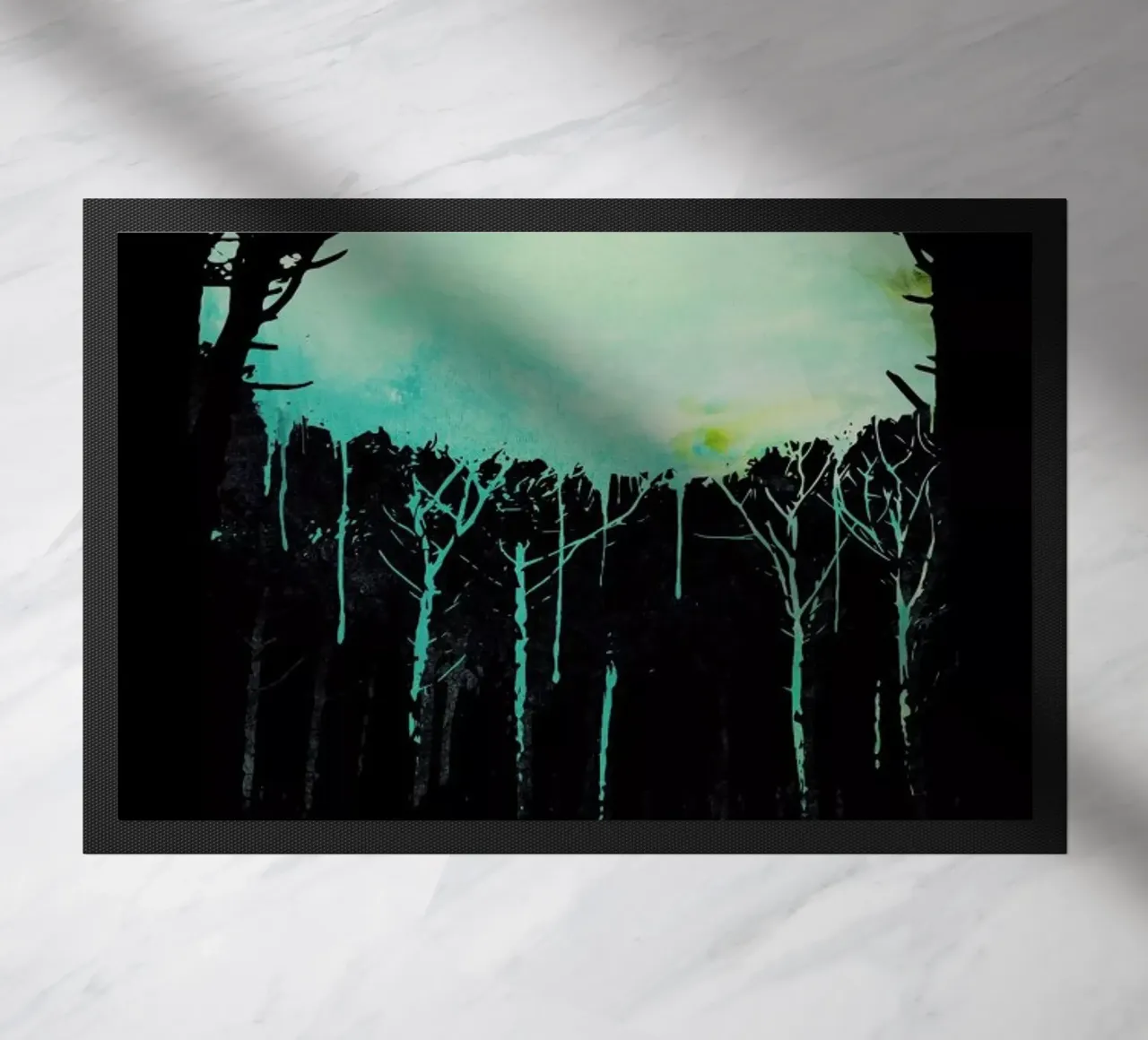 Deep in the forest Fußmatte von Róbert Farkas