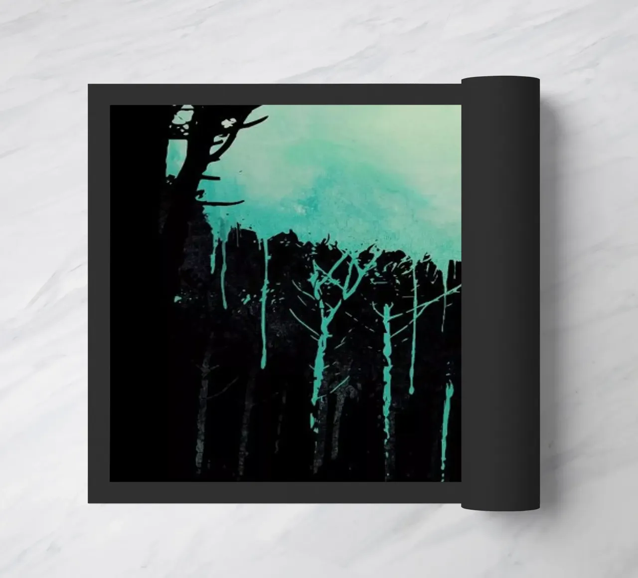 Deep in the forest Fußmatte von Róbert Farkas