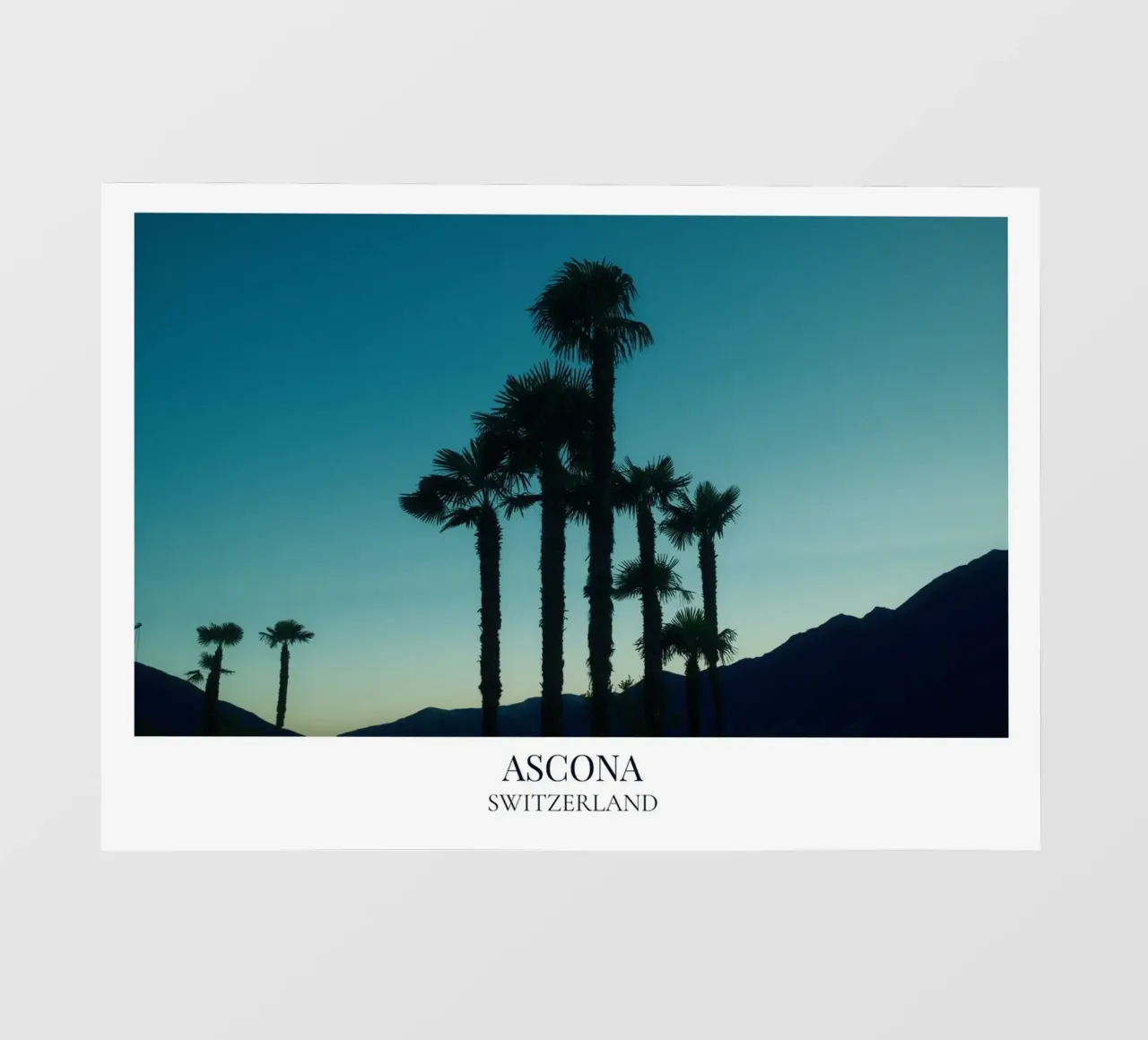 Ascona: Switzerland telo in pvc da FujiFrames