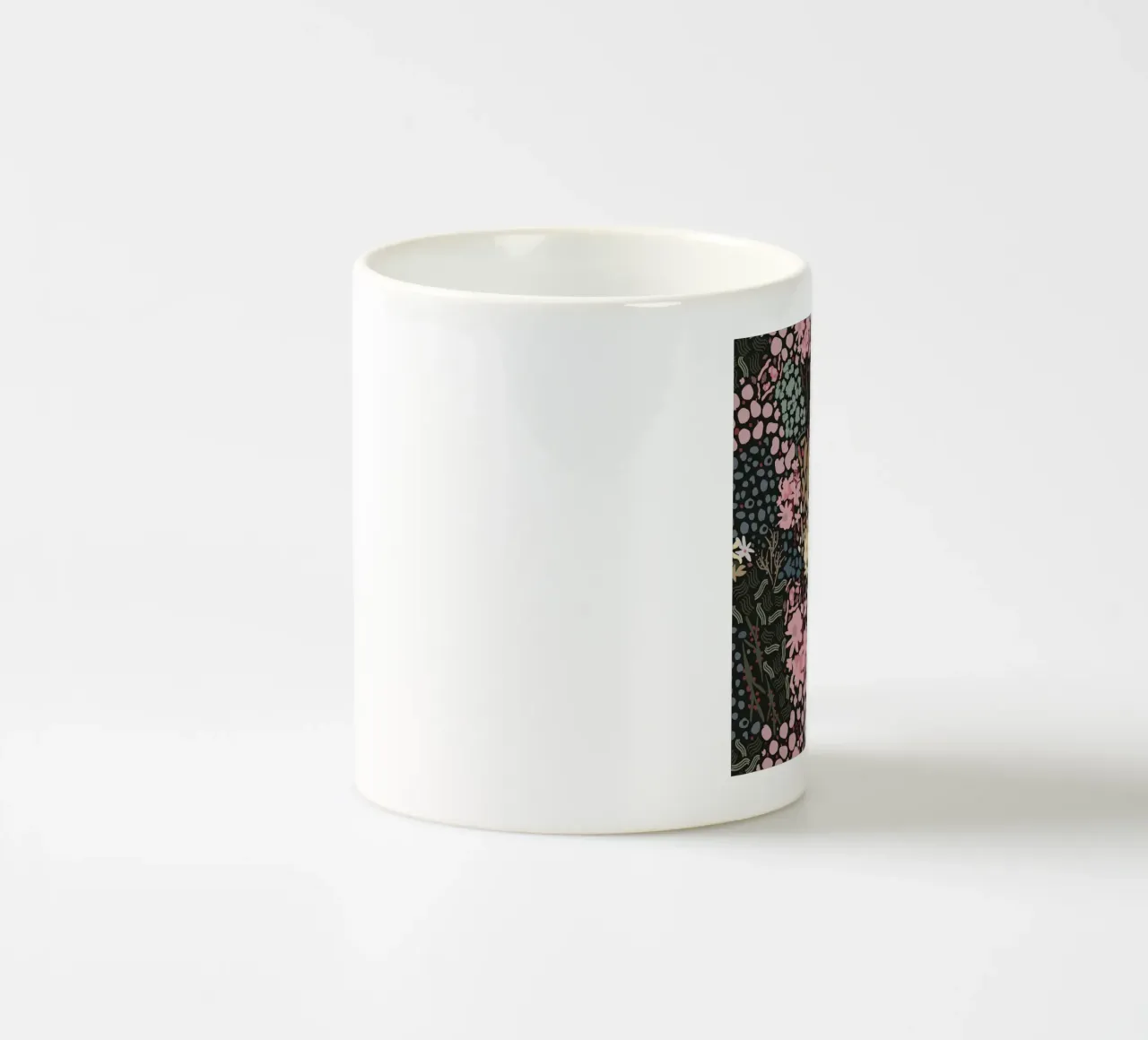 Astratto moderno floreale ditsy tazza in ceramica da gulsengunel