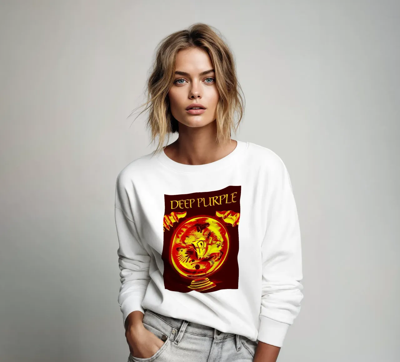 dunkelviolett Sweatshirt von vanhesling