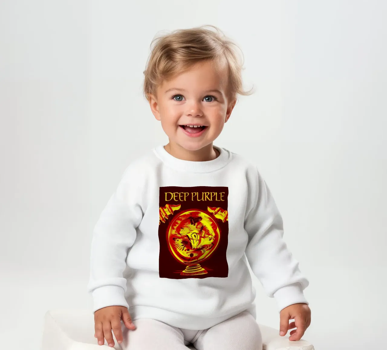 deep purple baby sweatshirt by vanhesling