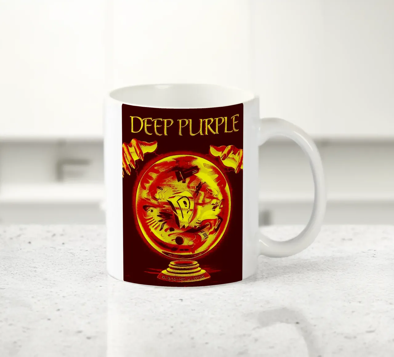 dunkelviolett Keramik Tasse von vanhesling