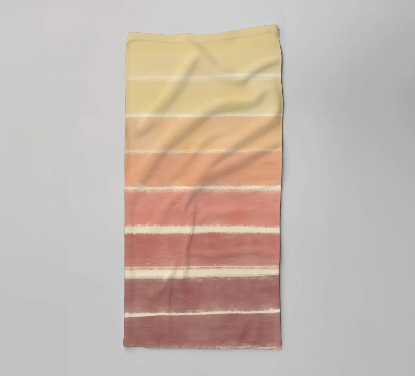 Verloop zonsondergang badhanddoek van Little Dean