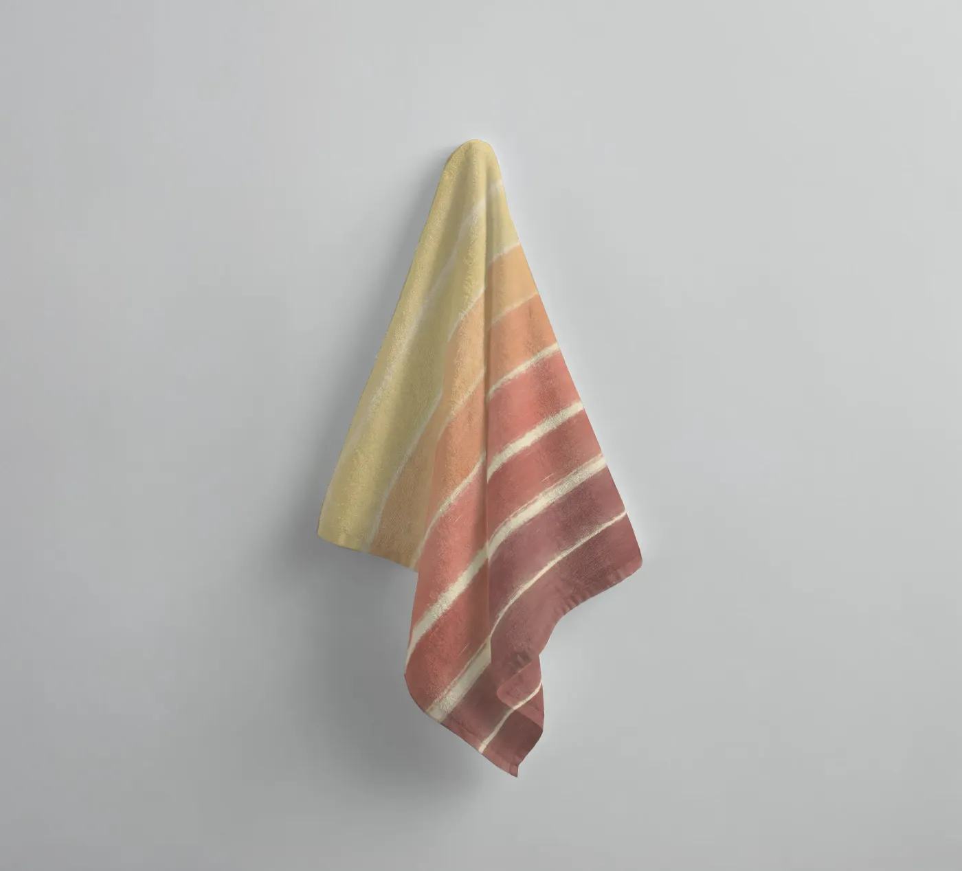 Verloop zonsondergang badhanddoek van Little Dean
