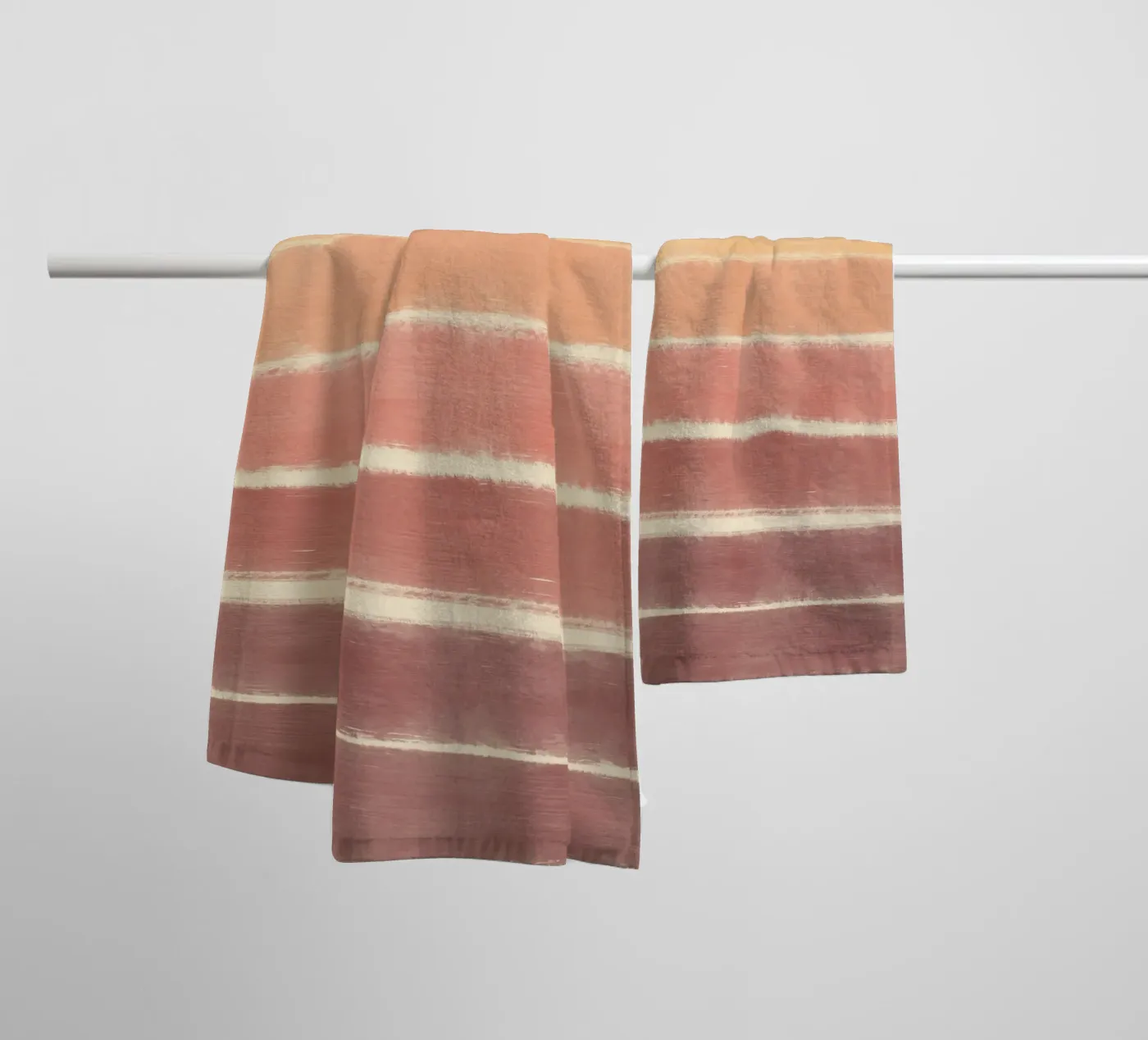 Verloop zonsondergang badhanddoek van Little Dean