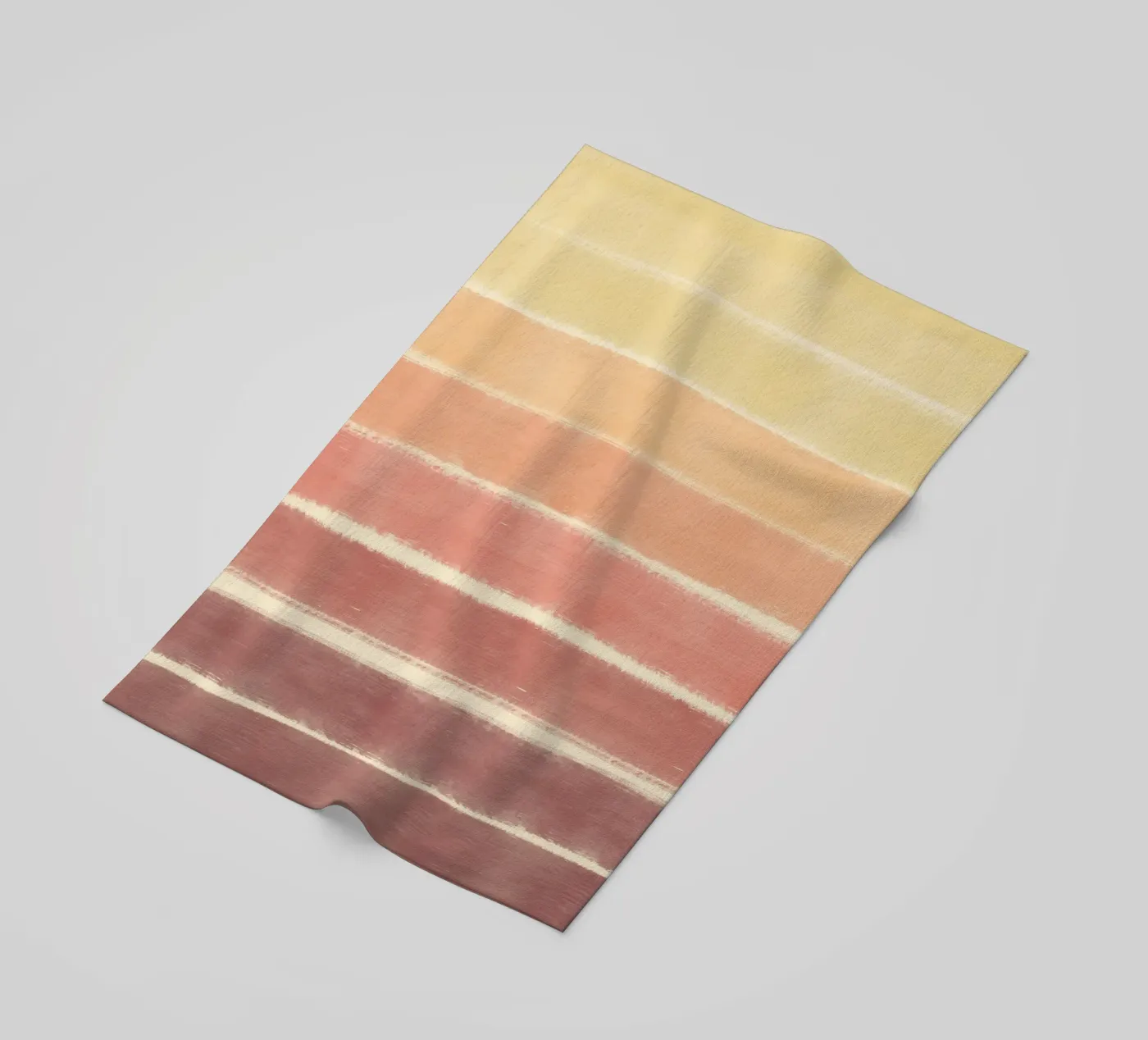 Sunset gradient beach towel by Little Dean