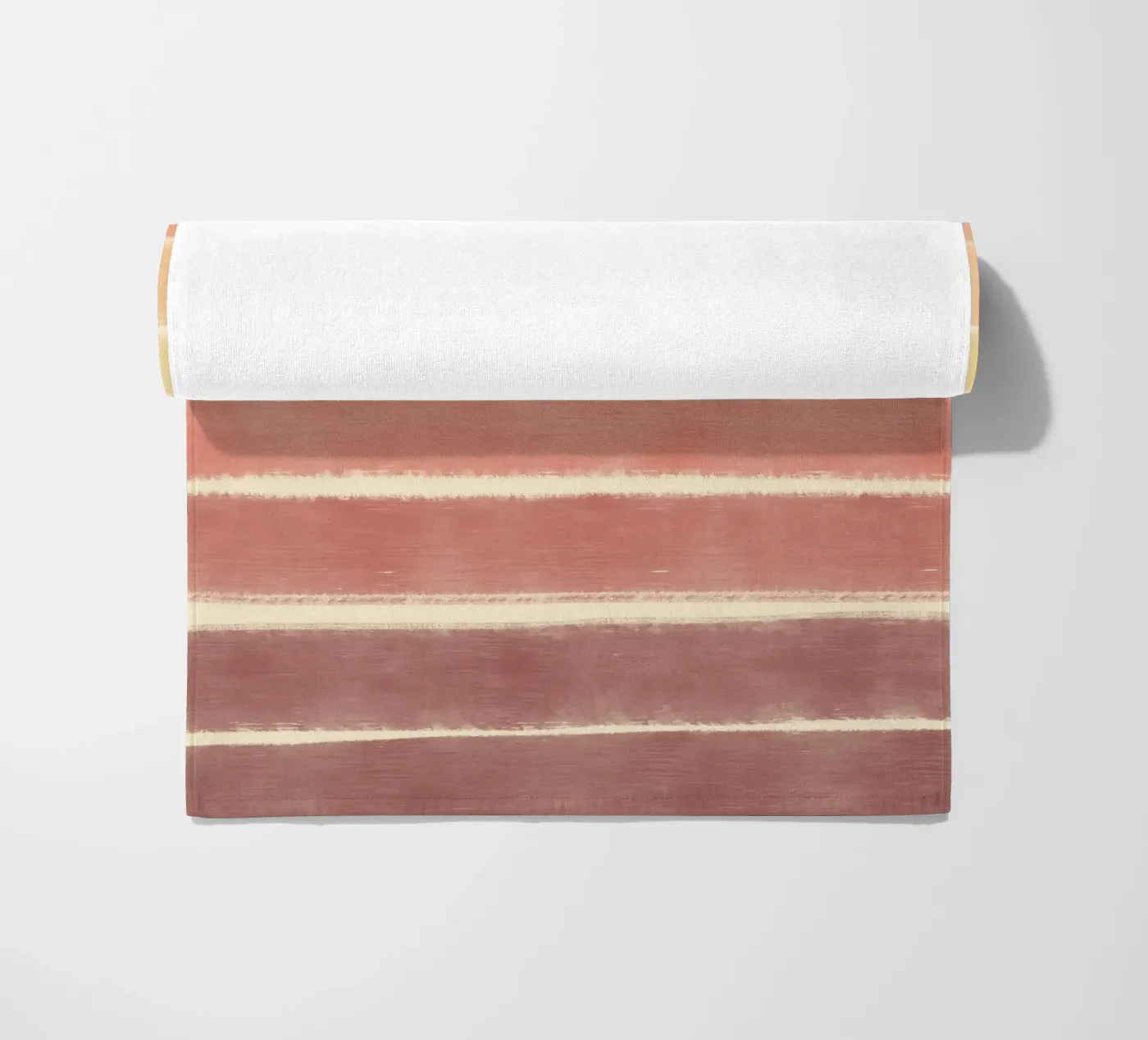 Sunset gradient beach towel by Little Dean