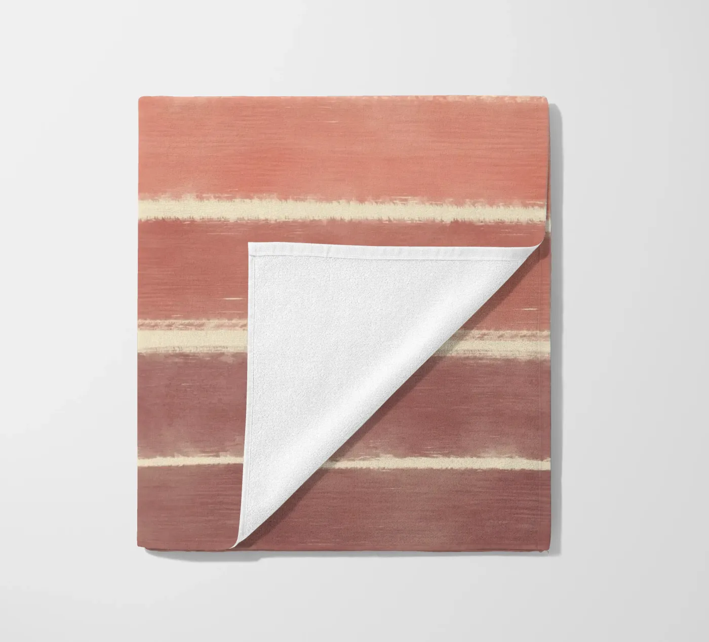 Sunset gradient beach towel by Little Dean