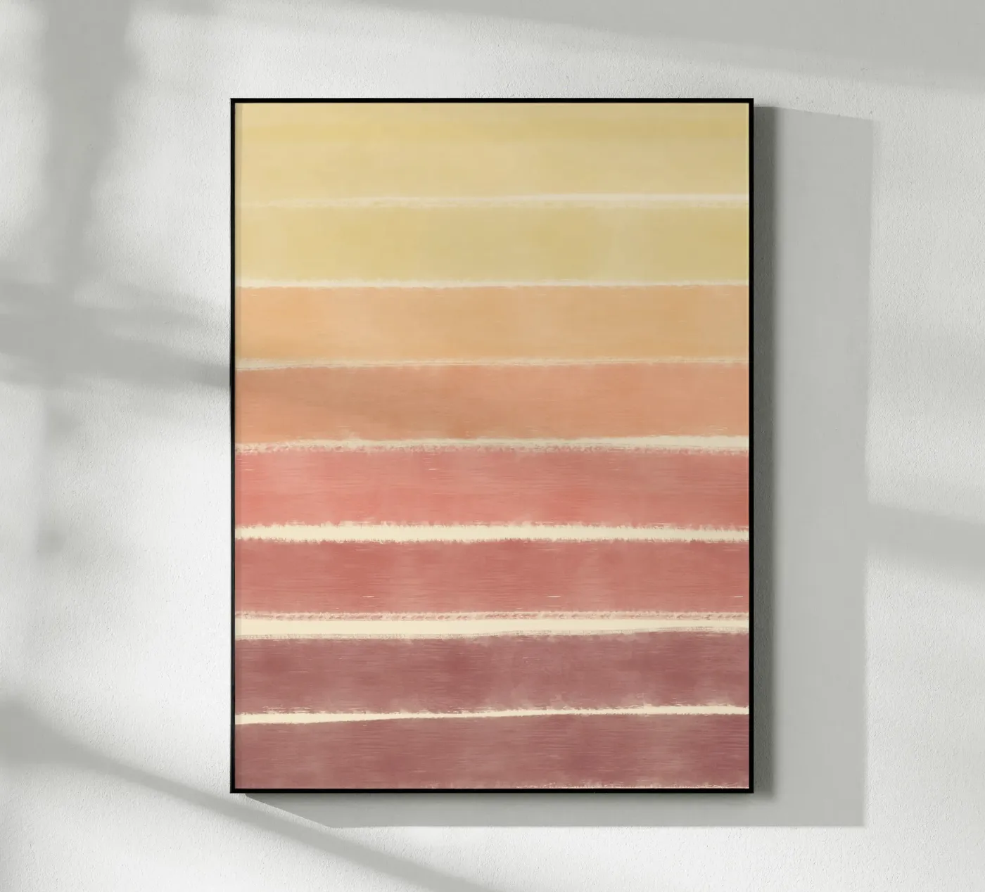 Sunset gradient Acryl-Glas von Little Dean