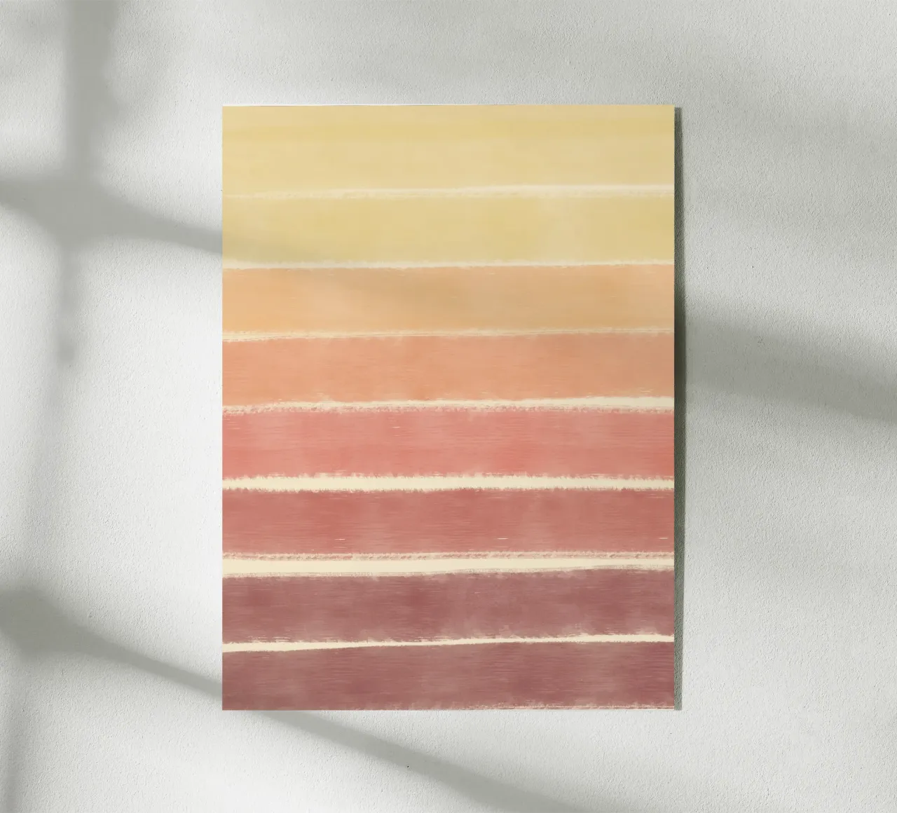 Sunset gradient Acryl-Glas von Little Dean
