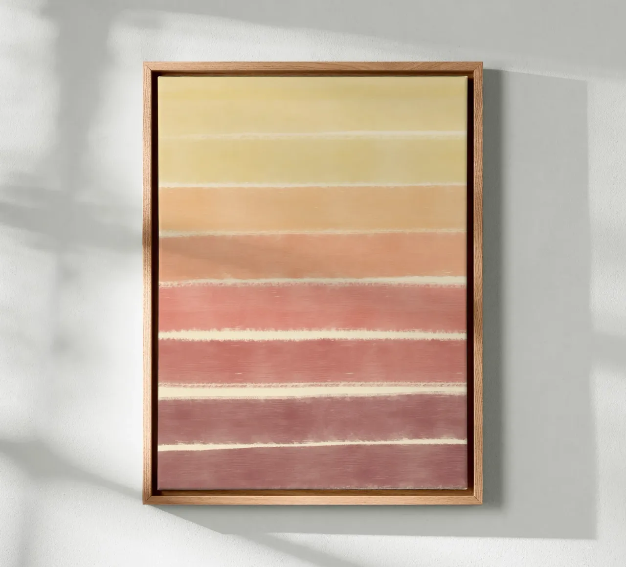 Sunset gradient canvas by Little Dean