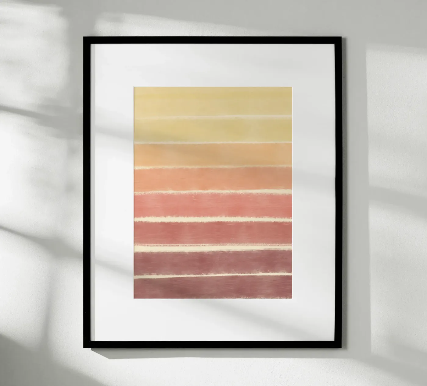 Sunset gradient poster by Little Dean