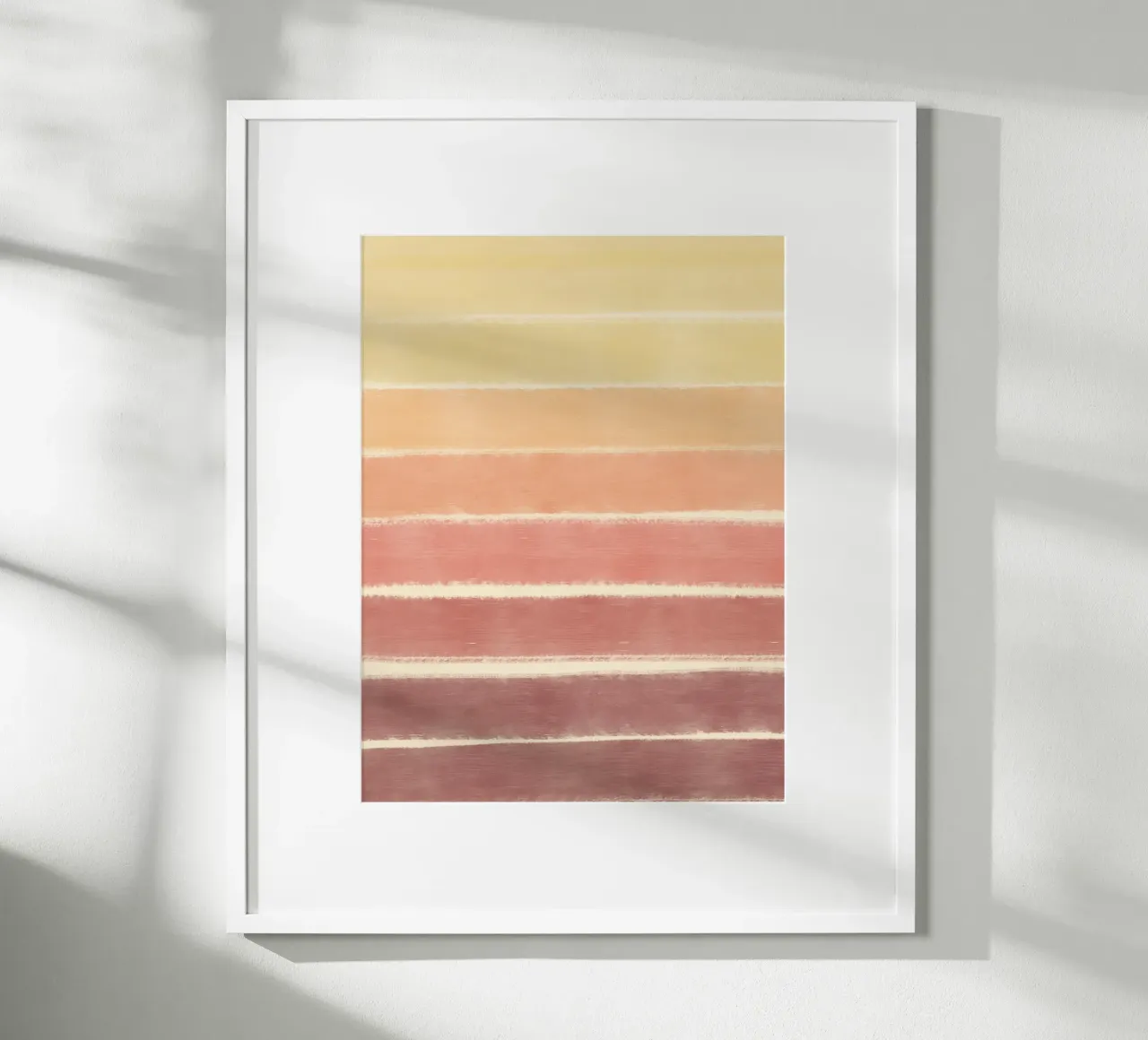Sunset gradient poster by Little Dean