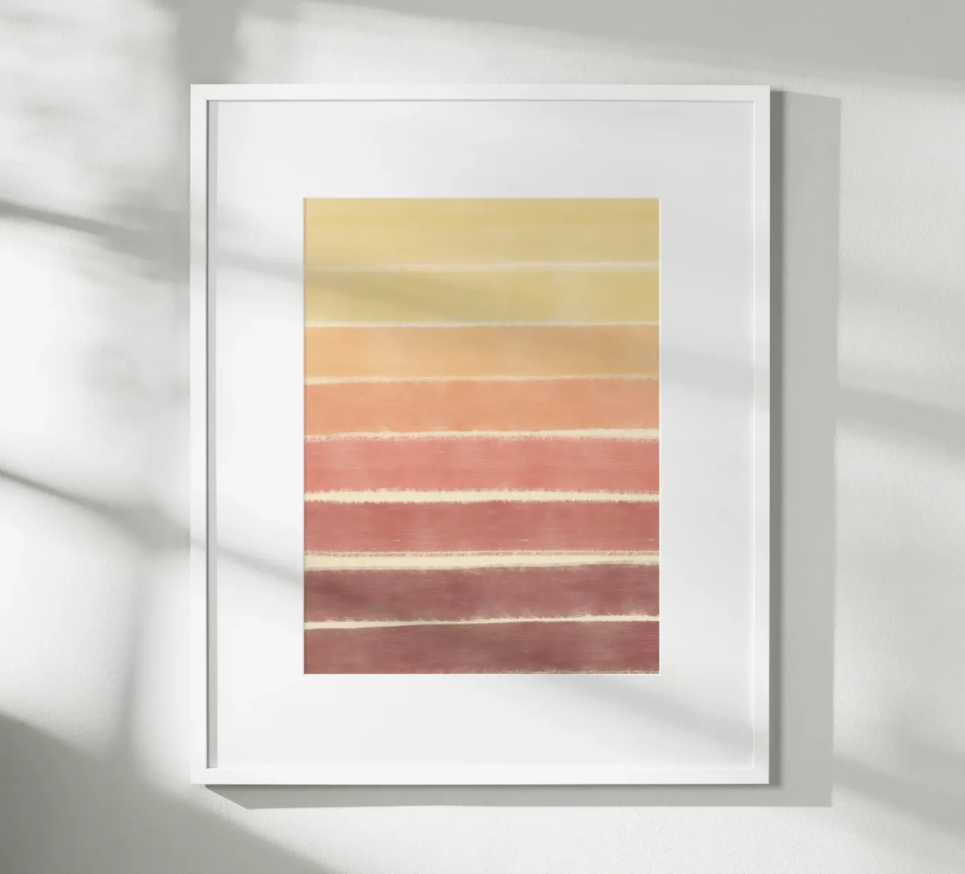Sunset gradient poster by Little Dean