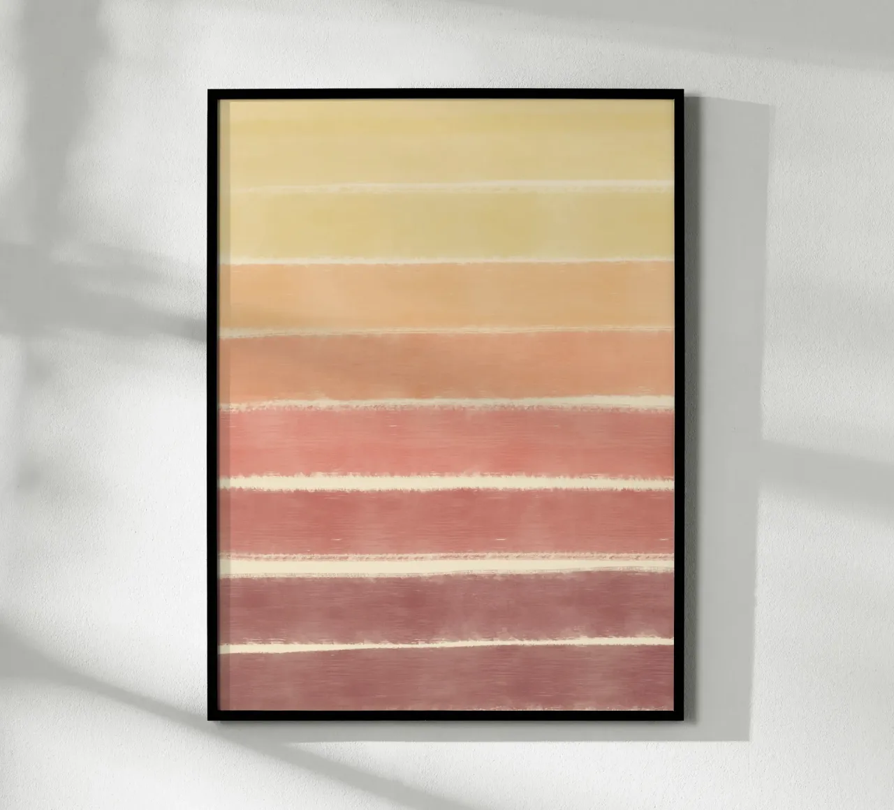 Sunset gradient poster by Little Dean