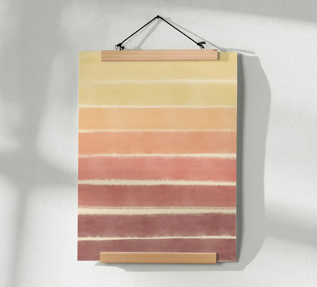 Sunset gradient poster by Little Dean