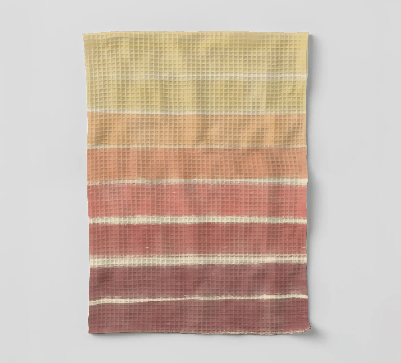 Sunset gradient tea towel by Little Dean