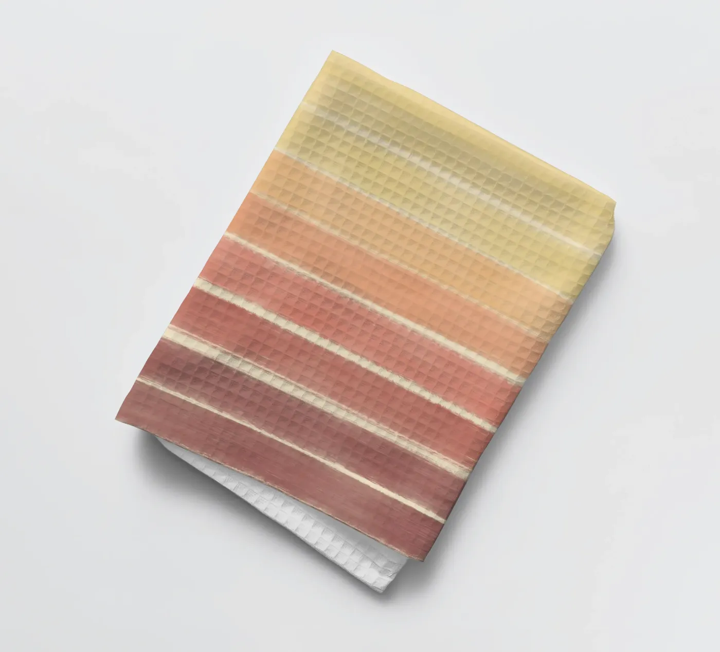 Sunset gradient tea towel by Little Dean