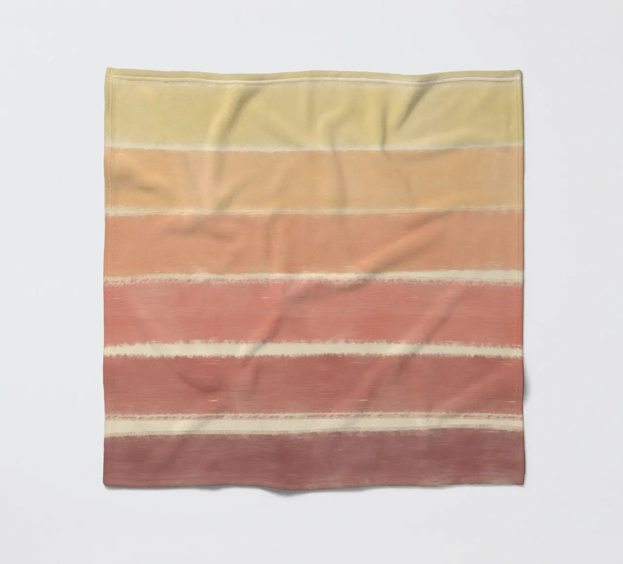 Sunset gradient fleece blanket by Little Dean