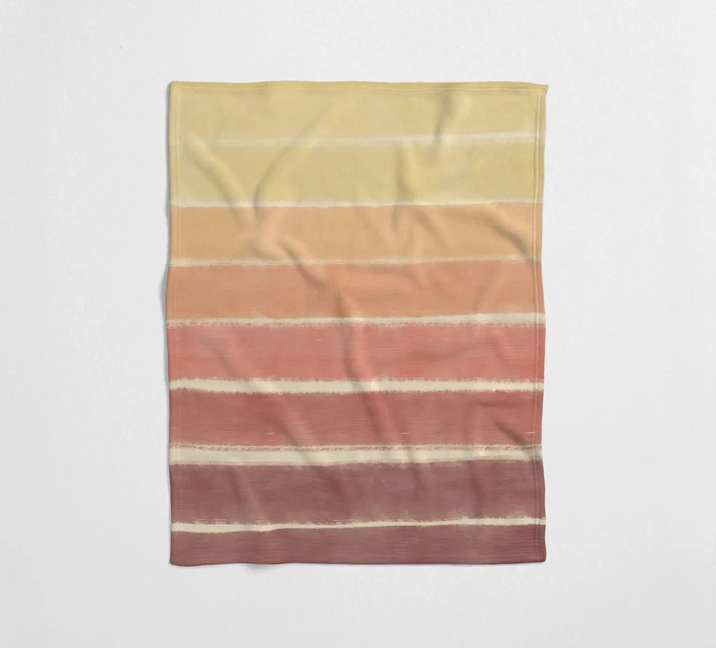 Sunset gradient fleece blanket by Little Dean