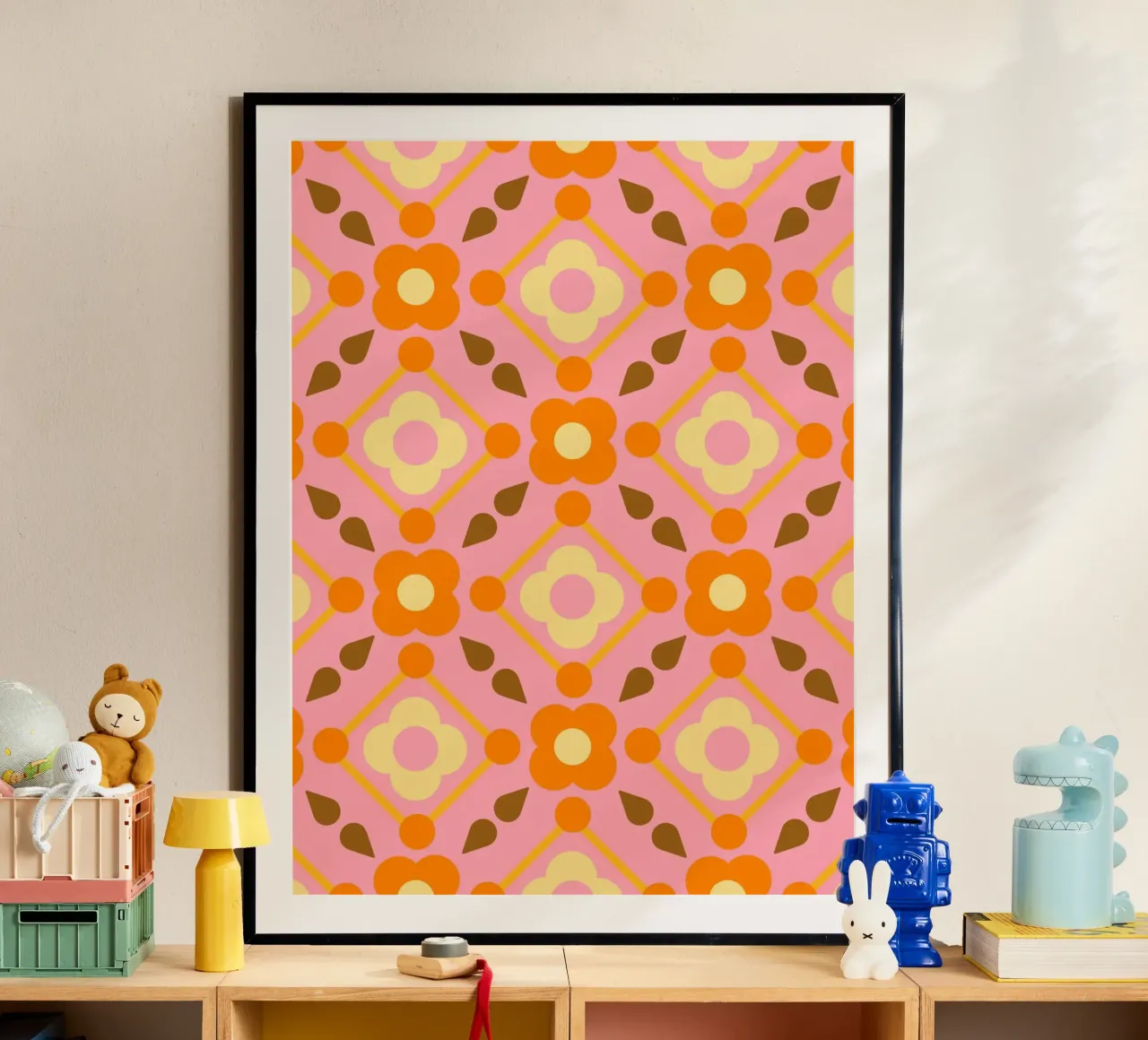tutti poster con telaio in legno da fummelhummel