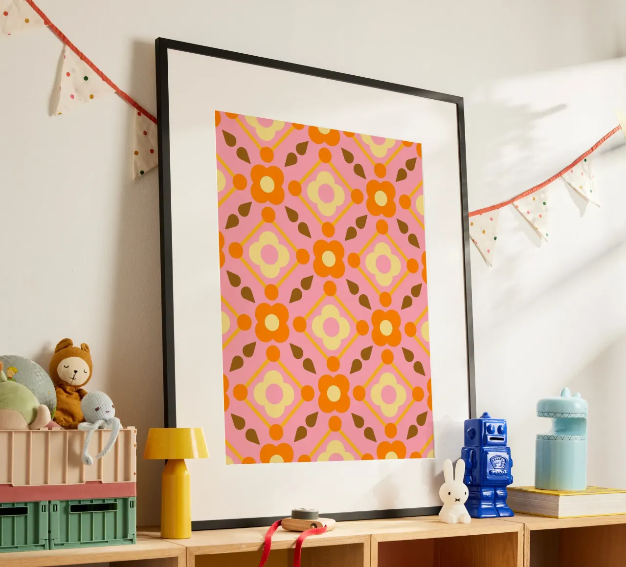 tutti poster con telaio in legno da fummelhummel