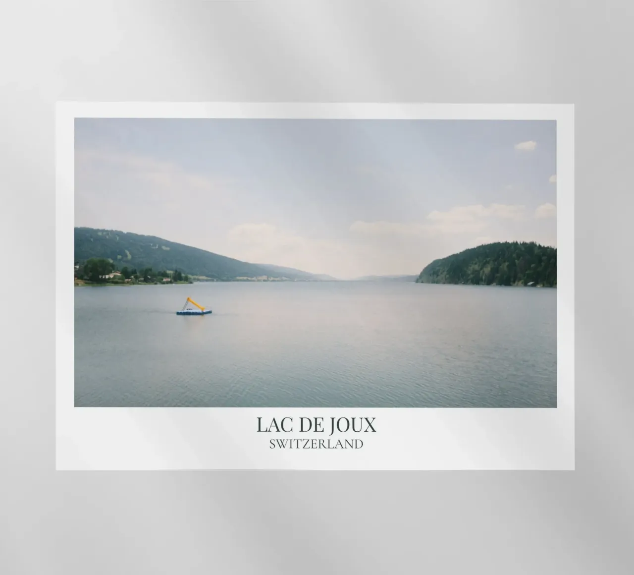 Lac de Joux: Switzerland backlit film by FujiFrames
