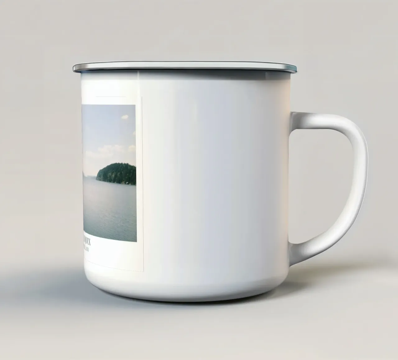 Lac de Joux: Switzerland tazza in smalto da FujiFrames