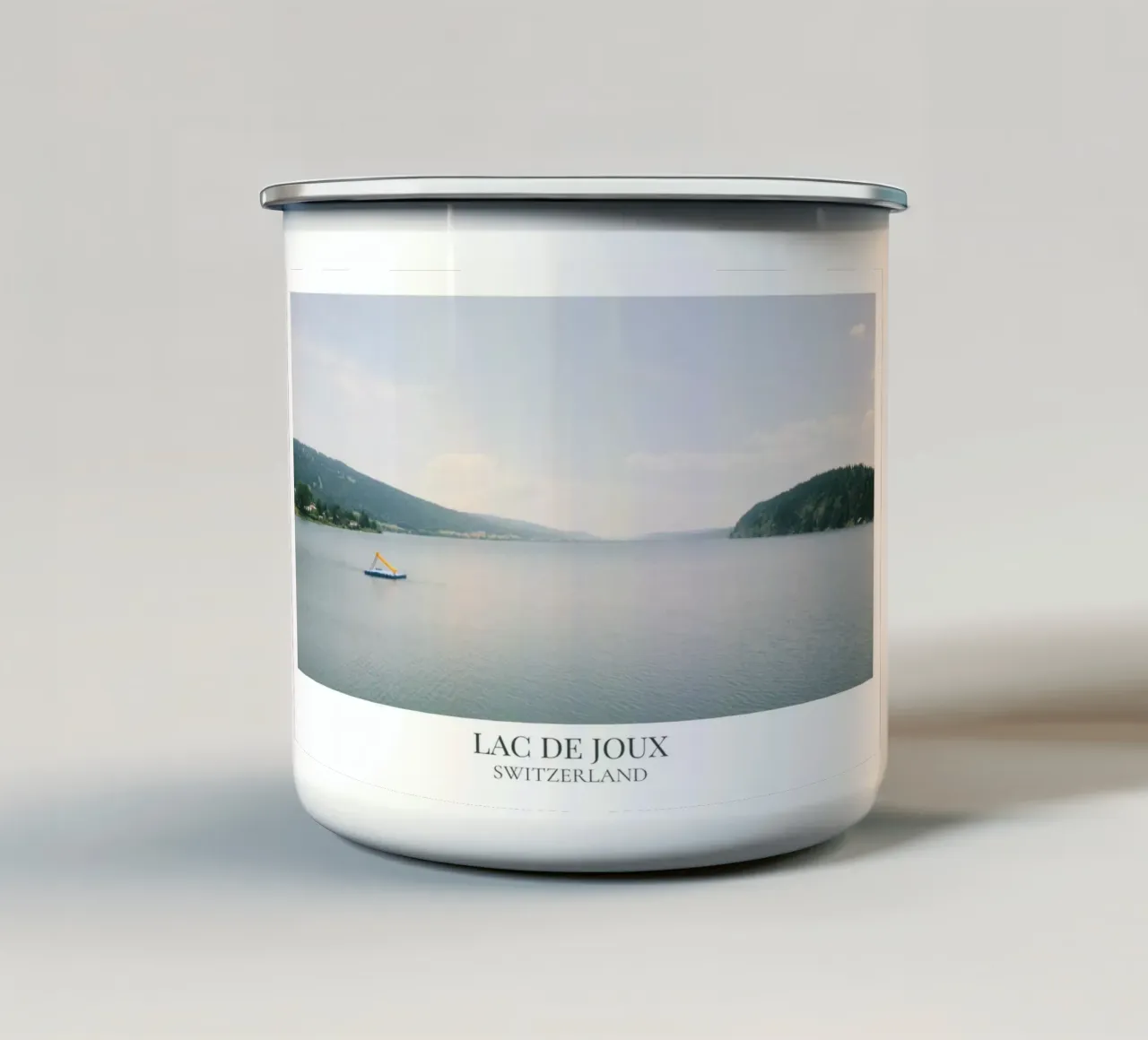Lac de Joux: Switzerland tazza in smalto da FujiFrames