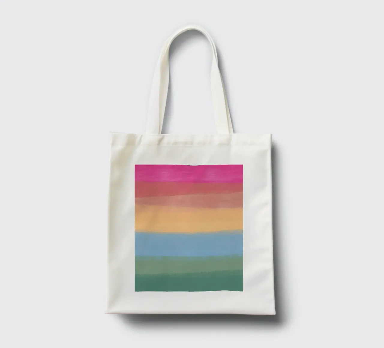 Gradiente multicolore borsa in juta da Little Dean