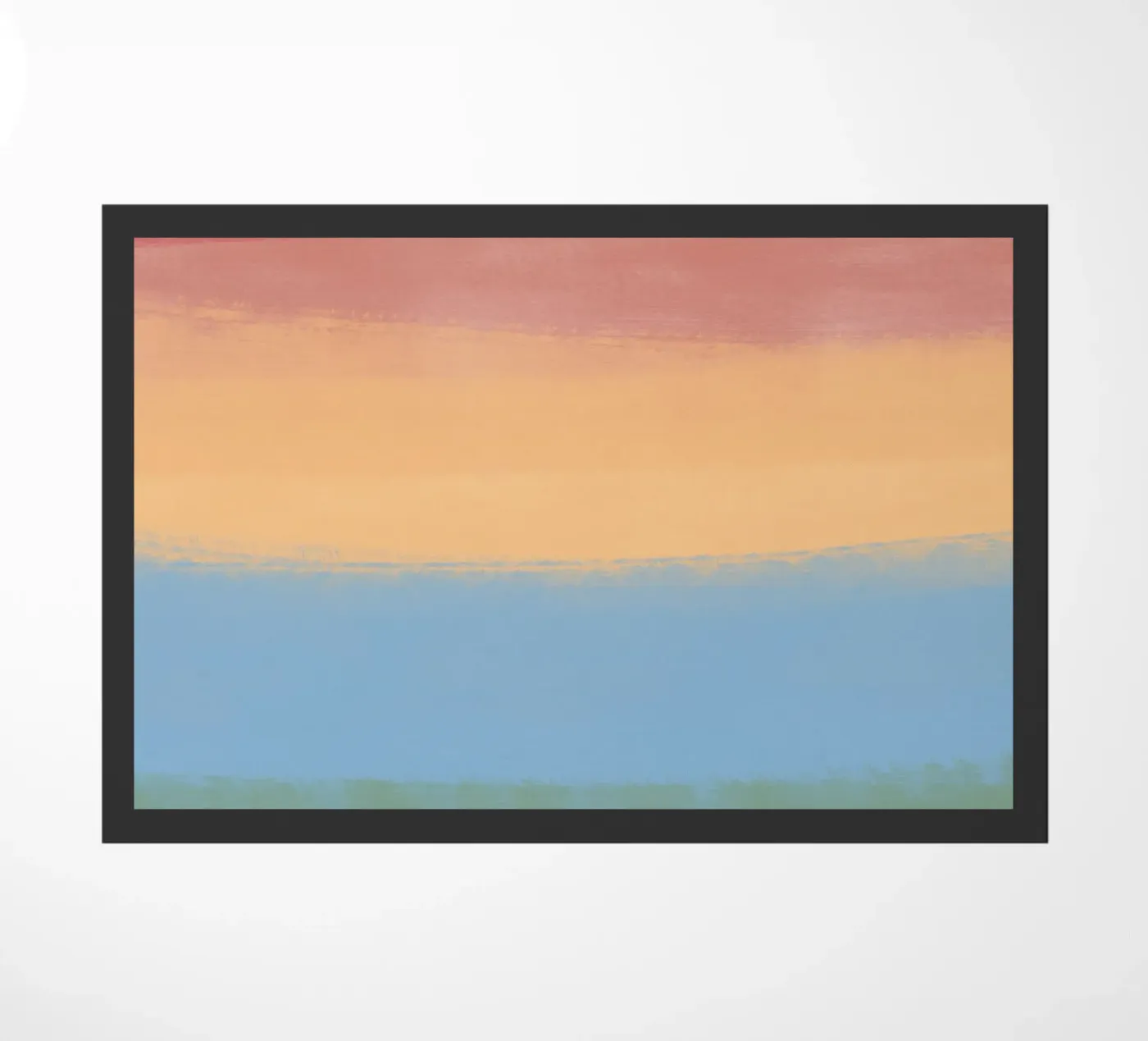 Multicolour gradient doormat by Little Dean