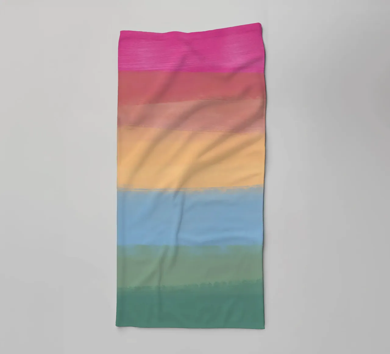 Gradiente multicolore asciugamano da bagno da Little Dean