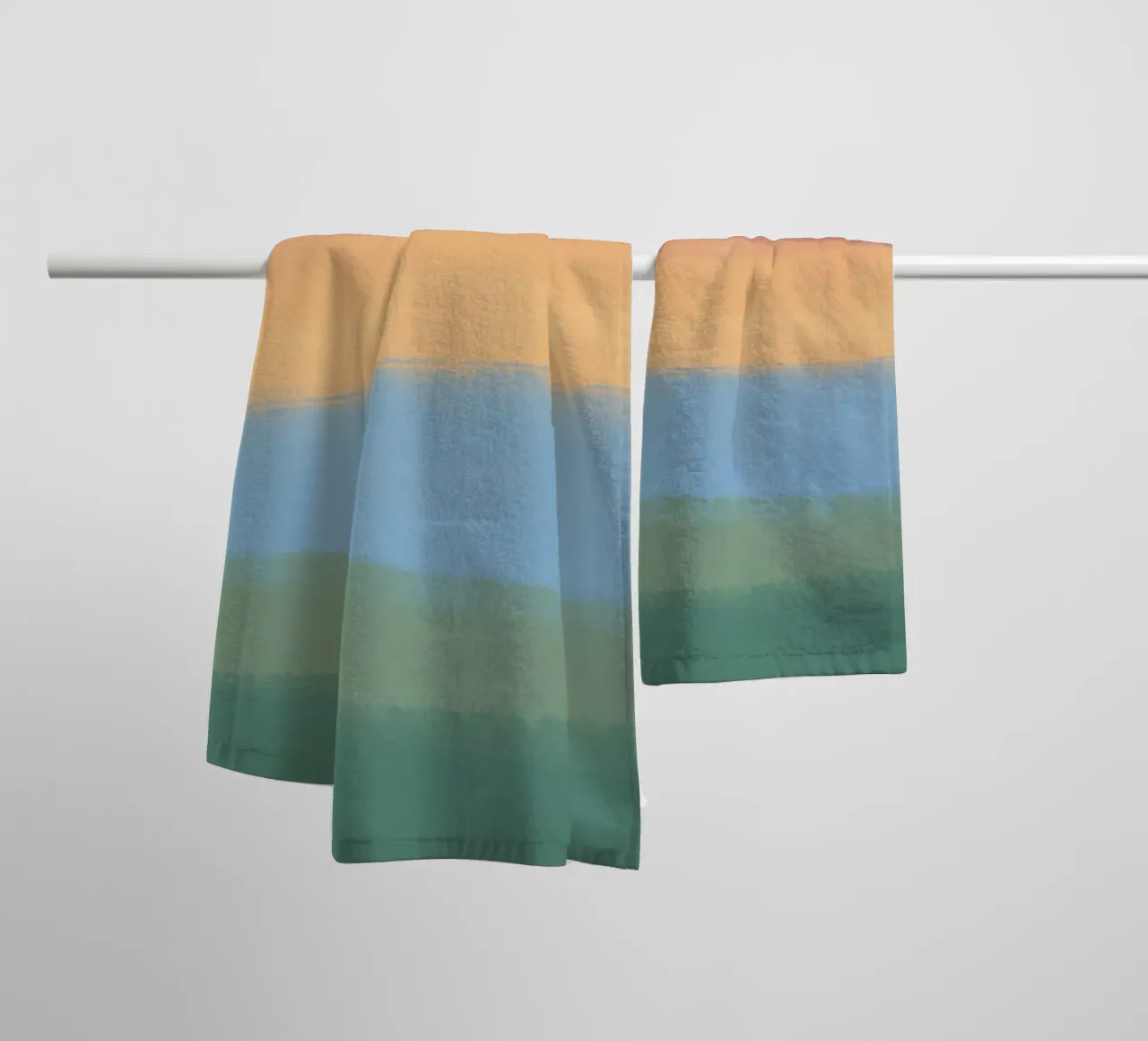 Gradiente multicolore asciugamano da bagno da Little Dean