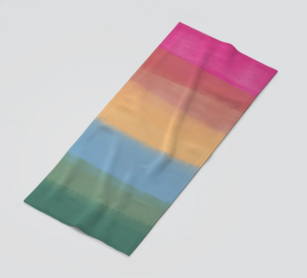 Gradiente multicolore telo mare da Little Dean