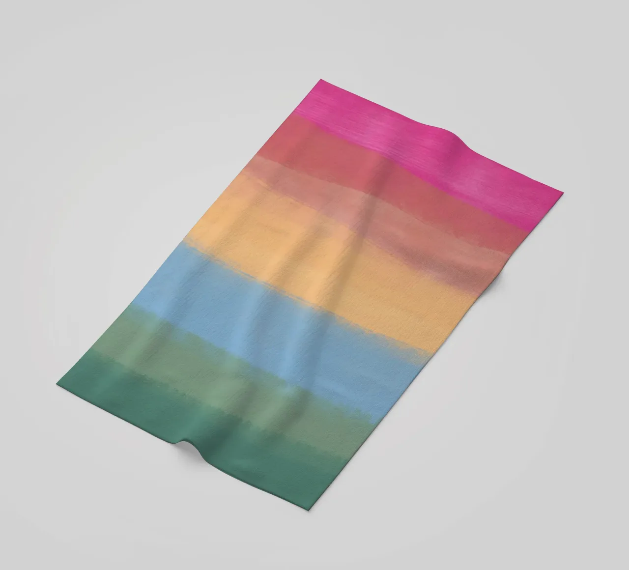 Dégradé multicolore serviette de plage de Little Dean