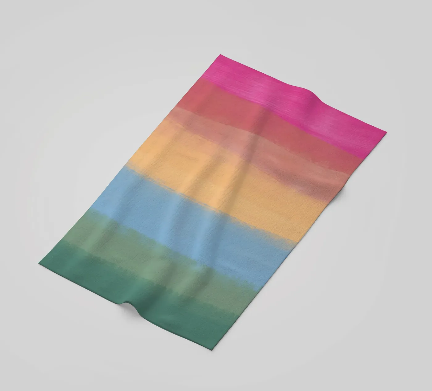 Dégradé multicolore serviette de plage de Little Dean