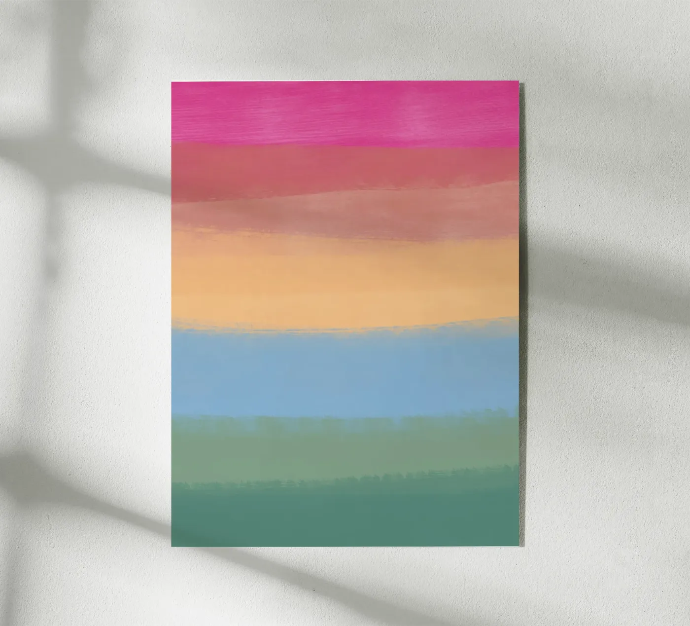Multicolour gradient acrylic glass by Little Dean