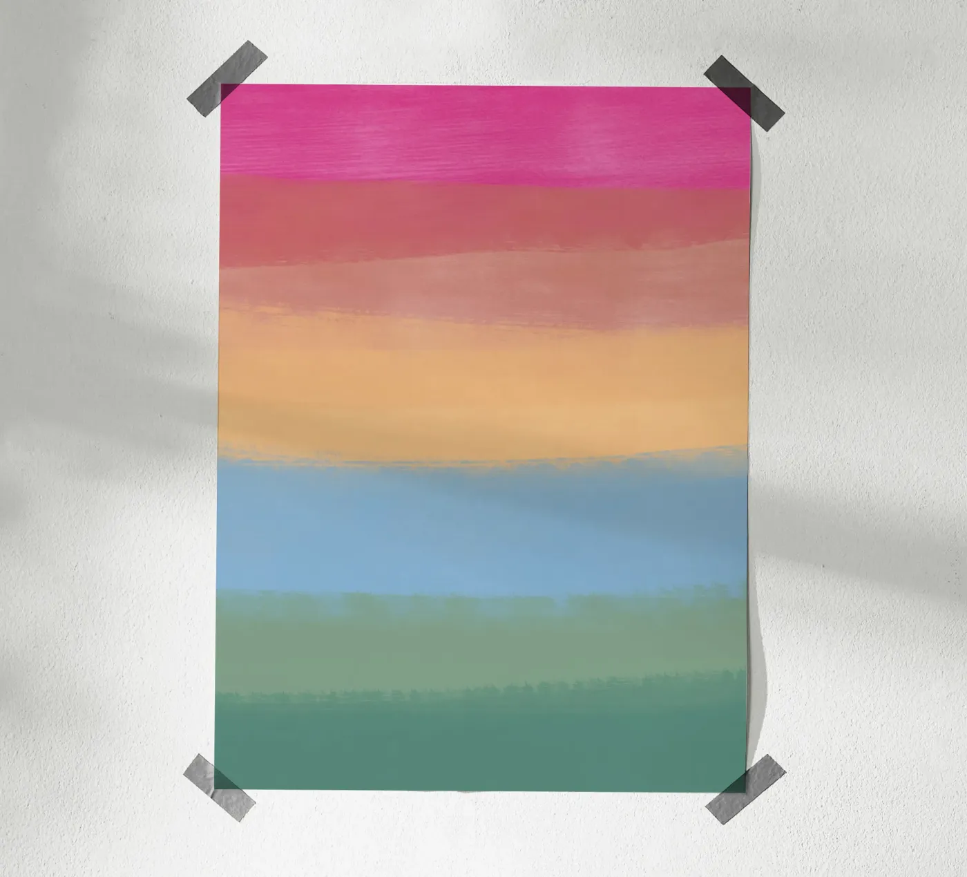 Multicolour gradient poster da Little Dean