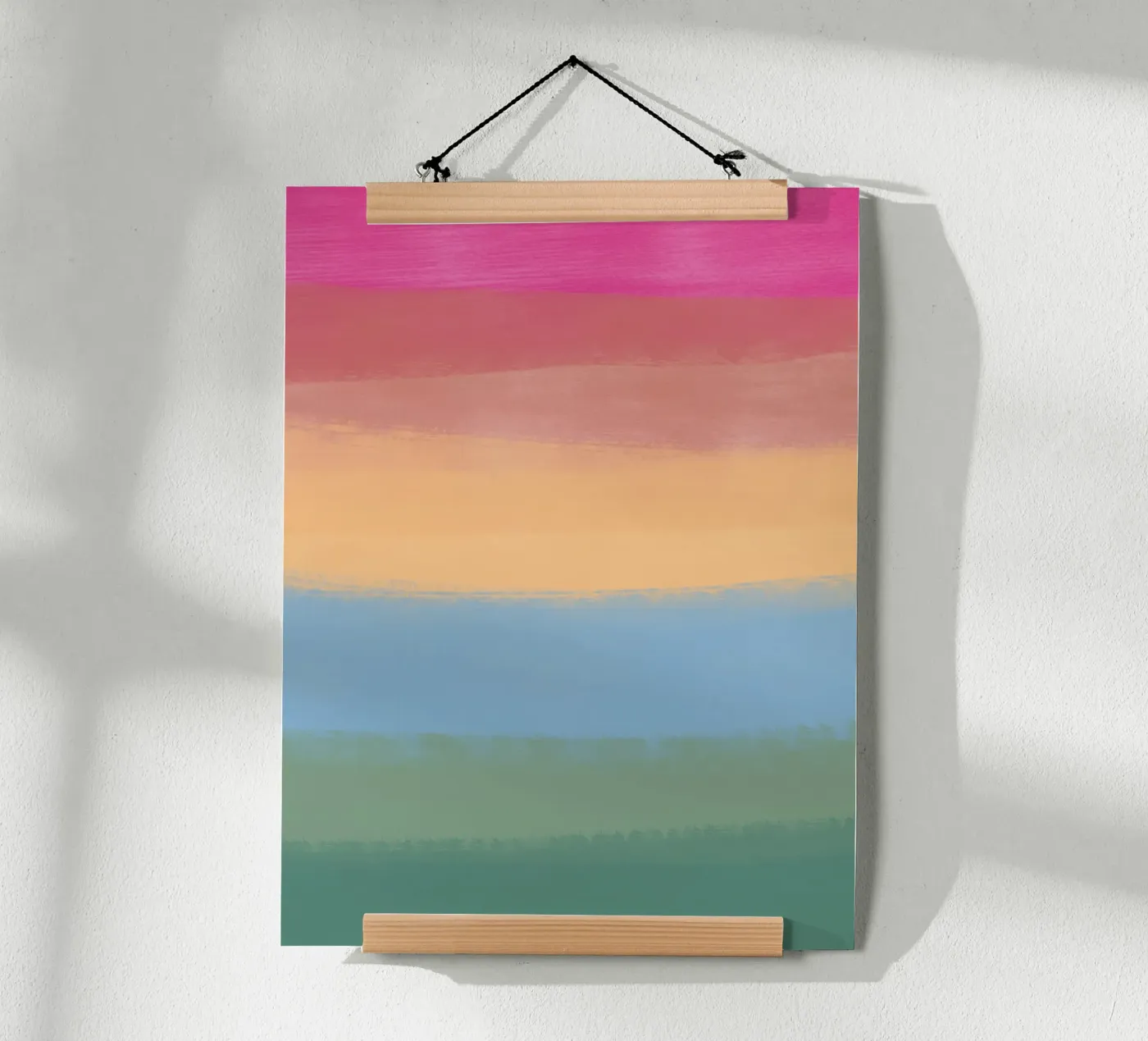 Multicolour gradient poster da Little Dean