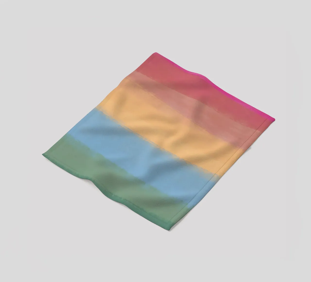 Gradiente multicolore coperta in pile da Little Dean