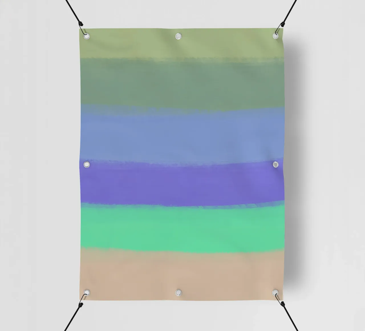 Gradiente di colore freddo telo in pvc da Little Dean