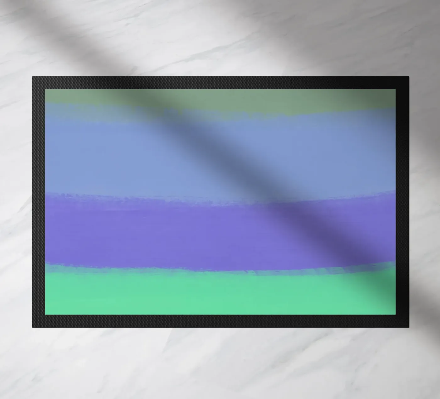 Cool colour gradient doormat by Little Dean